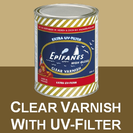 Epifanes Clear Varnish with UV Filter Collection