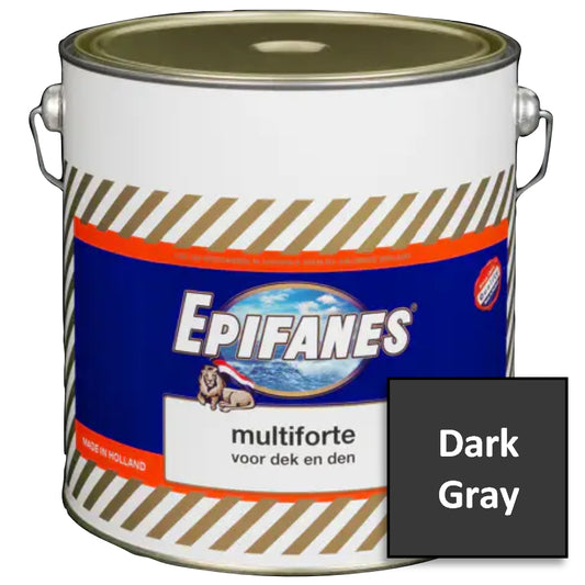 Epifanes Multiforte Dark Gray, Satin, 4000ml, MFDG.4000