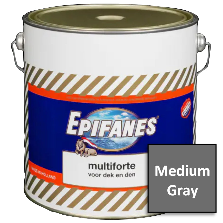 Epifanes Multiforte Medium Gray, Satin, 4000ml, MFMG.4000