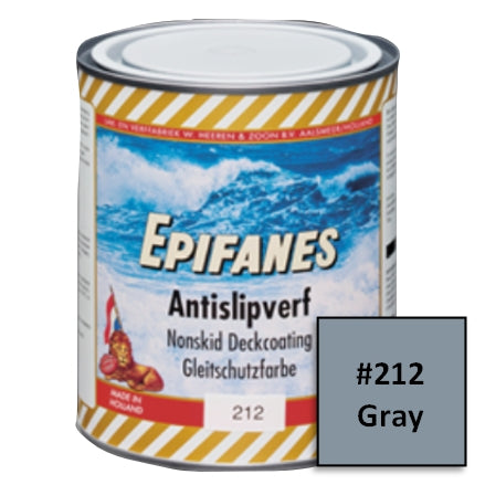 Epifanes Non-Skid Deck Coating, #212 Gray, 750ml, NS212.750