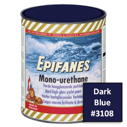Epifanes Monourethane Yacht Paint, #3108 Dark Blue, 750ml, MU3108.750