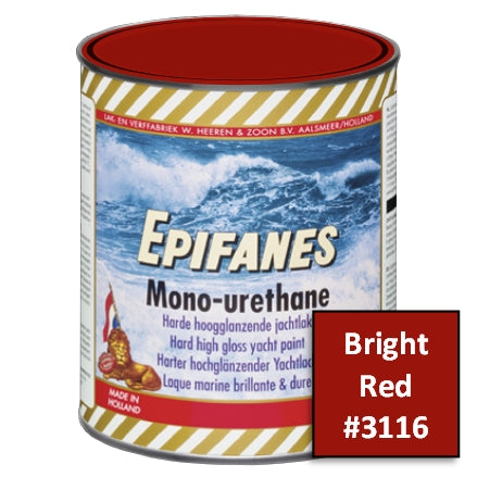 Epifanes Monourethane Yacht Paint, #3116 Bright Red, 750ml, MU3116.750