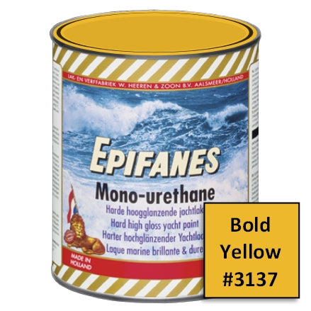 Epifanes Monourethane Yacht Paint, #3137 Bold Yellow, 750ml, MU3137.750