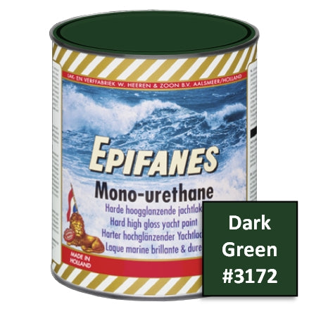 Epifanes Monourethane Yacht Paint, #3172 Dark Green, 750ml, MU3172.750