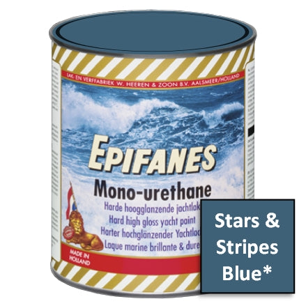 Epifanes Monourethane Yacht Paint, Stars & Stripes Blue Custom Tint, 750ml
