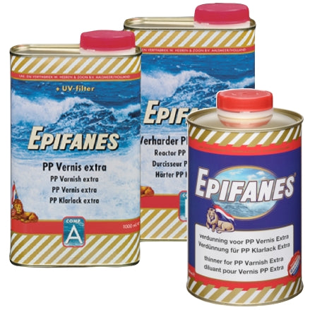 Epifanes PP Varnish Extra + Thinner for PP Varnish Extra Bundle