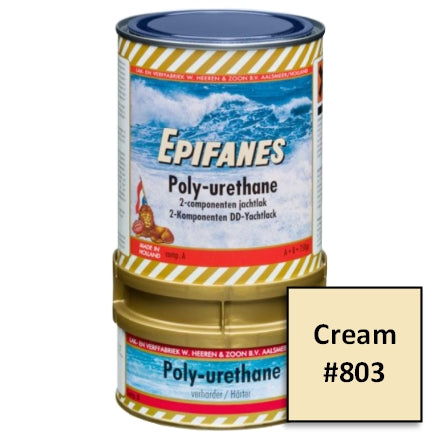 Epifanes Polyurethane Yacht Paint, #803 Cream, PU803.750