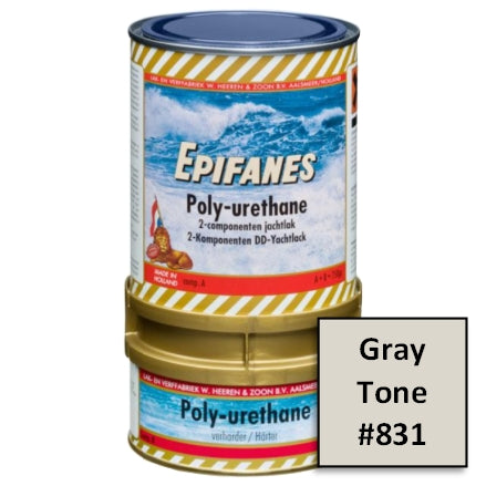 Epifanes Polyurethane Yacht Paint, #831 Gray Tone, PU831.750