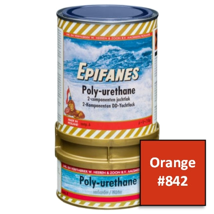 Epifanes Polyurethane Yacht Paint, #842 Orange, PU842.750