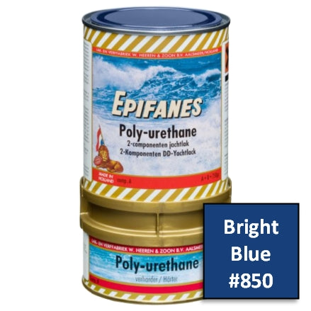 Epifanes Polyurethane Yacht Paint, #850 Bright Blue, PU850.750
