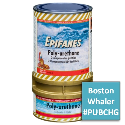 Epifanes Polyurethane Yacht Paint, Boston Whaler Blue, Custom Tint