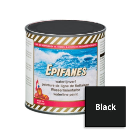Epifanes Waterline Paint, #19 Black, 250ml, WLP019.250