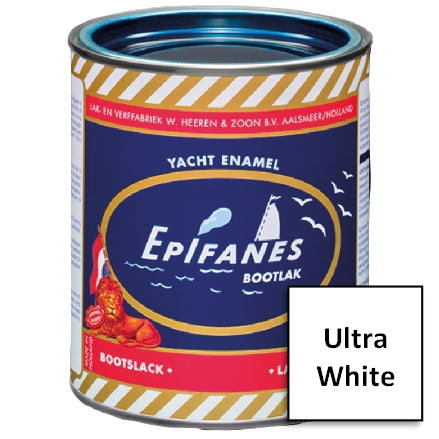 Epifanes Yacht Enamel Paint, #UW Ultra White, 750ml, YEUW.750