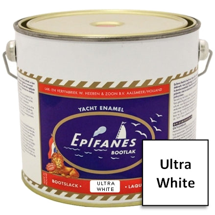 Epifanes Yacht Enamel Paint, #UW Ultra White, 2000ml, YEUW.2000