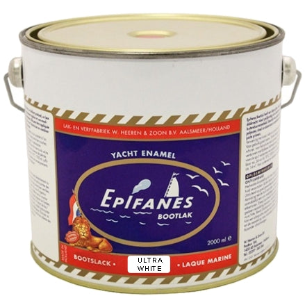 Epifanes Yacht Enamel Paint, #UW Ultra White, 2000ml, YEUW.2000, 2