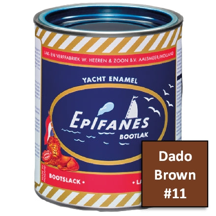 Epifanes Yacht Enamel Paint, #11 Dado Brown, 750ml, YE011.750