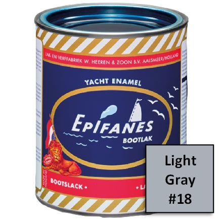 Epifanes Yacht Enamel Paint, #18 Light Gray, 750ml, YE018.750