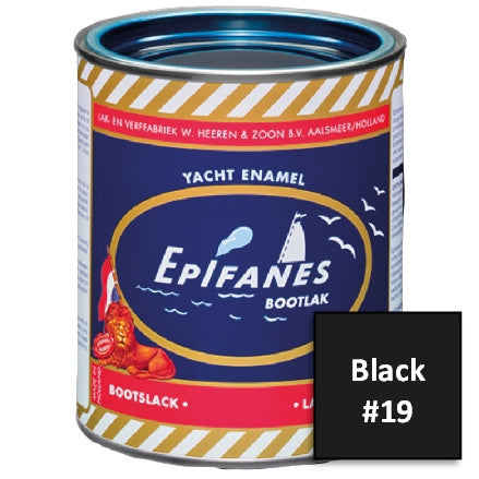 Epifanes Yacht Enamel Paint, #19 Black, 750ml, YE019.750