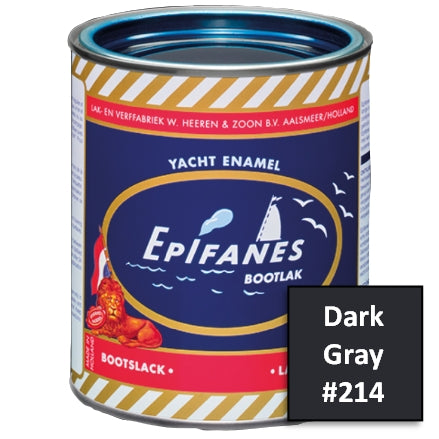 Epifanes Yacht Enamel Paint, #214 Dark Gray, 750ml, YE214.750