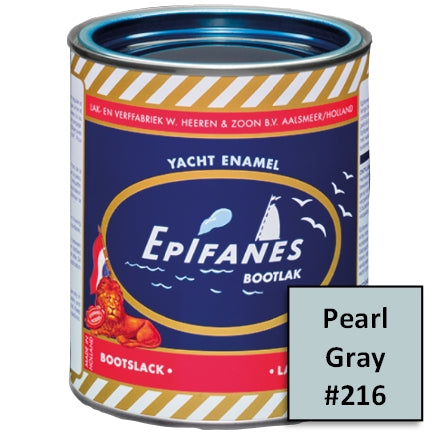 Epifanes Yacht Enamel Paint, #216 Pearl Gray, 750ml, YE216.750