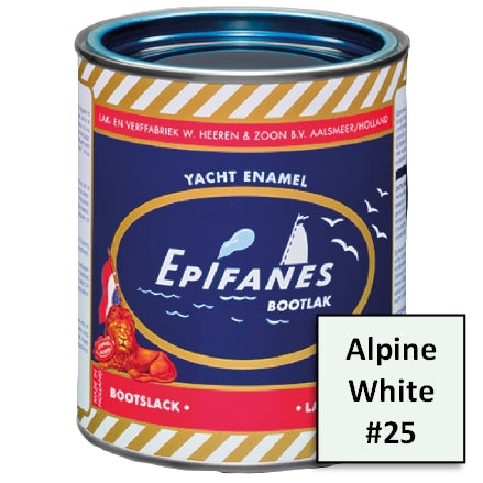 Epifanes Yacht Enamel Paint, #25 Alpine White, 750ml, YE025.750