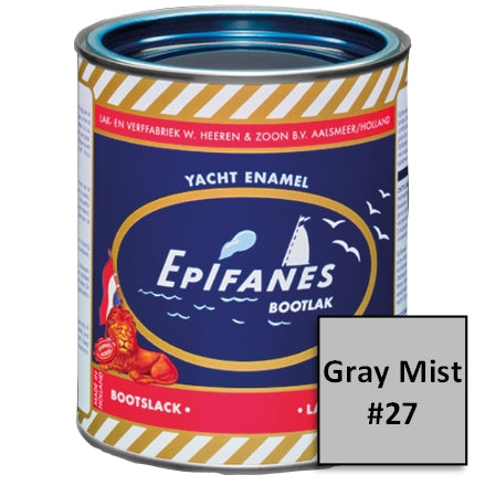 Epifanes Yacht Enamel Paint, #27 Gray Mist, 750ml, YE027.750