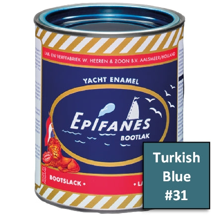 Epifanes Yacht Enamel Paint, #31 Turkish Blue, 750ml, YE031.750