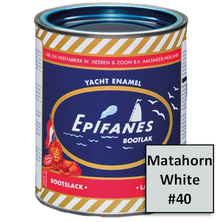 Epifanes Yacht Enamel Paint, #40 Off-White (Matahorn White), 750ml, YE040.750