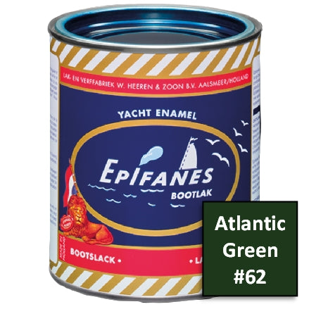 Epifanes Yacht Enamel Paint, #62 Atlantic Green, 750ml, YE062.750